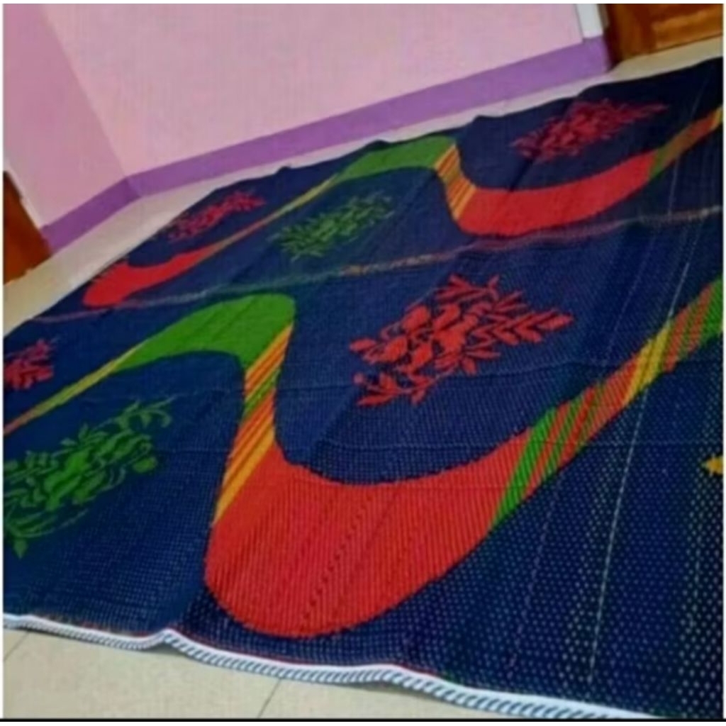 Tikar plastik uk 3x4 jumbo SINGA LAUT