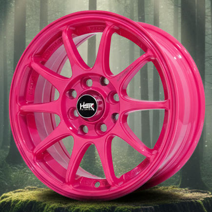VELG MOBIL RING 14 HSR INDY BOROKO GLOSSY CANDY PINK PAS BUAT WULING AIR EV KARIMUN WAGON R ESTILO