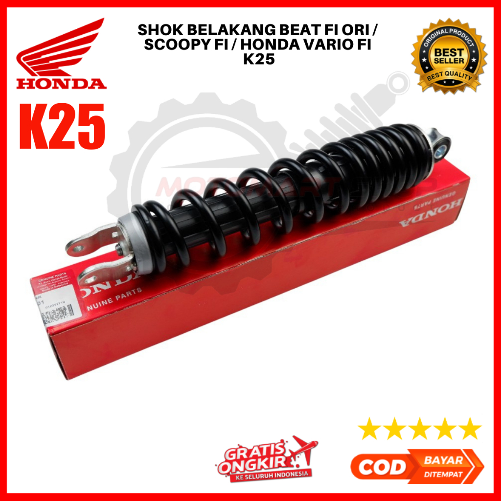 Shock Belakang Beat FI Ori / Shock Belakang Motor Beat / Shockbreaker Beat Ori Premium - K25