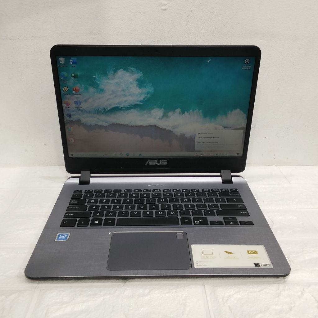 Laptop Asus Vivobook A407M Intel Celeron N4000 Ram 4GB SSD 256GB