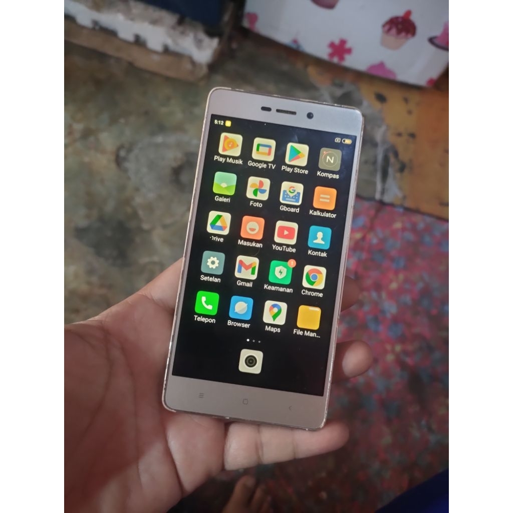 lcd redmi 3s ori copotan normal