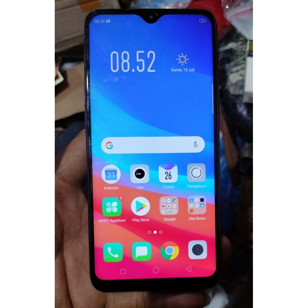 unit hp Oppo f9 ram 6 room 128 wifi only