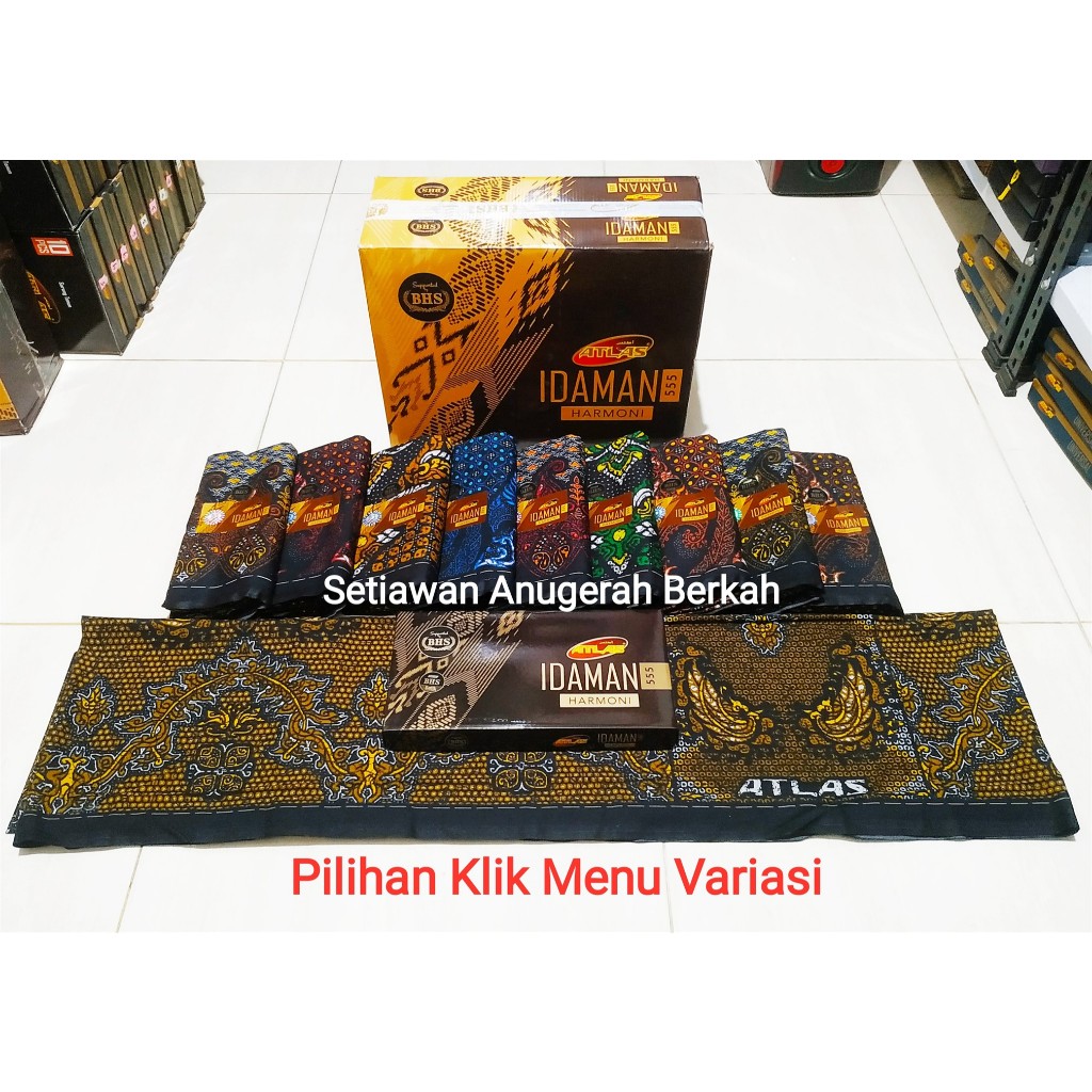 Sarung Atlas Idaman Harmoni Batik Gold (Grosir / Ecer)