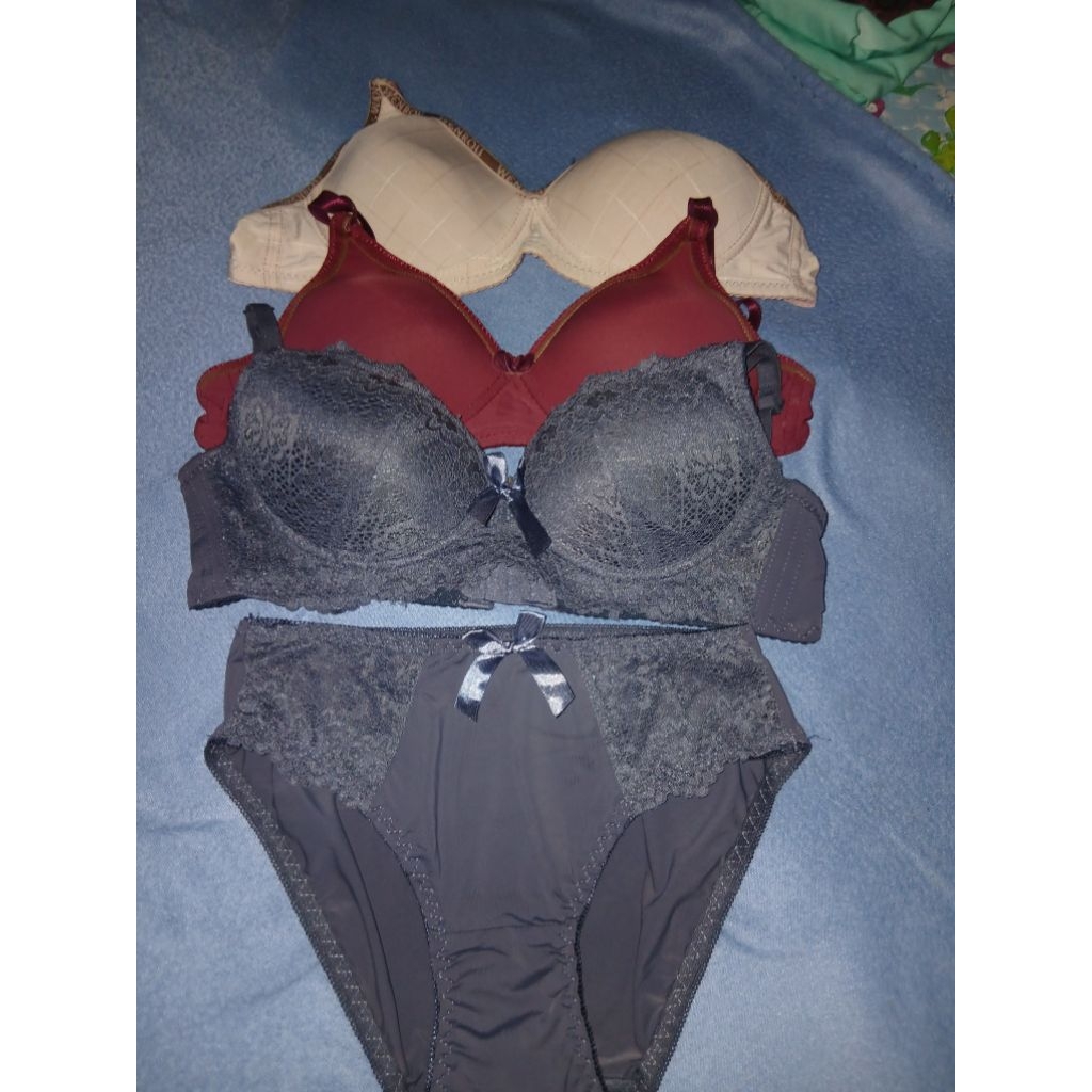 Tank top bra sport 1set bra cd bra tanpa kawat