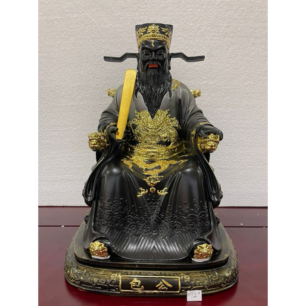 patung jaksa bao - bao gong - pao kong 12in bahan fiber