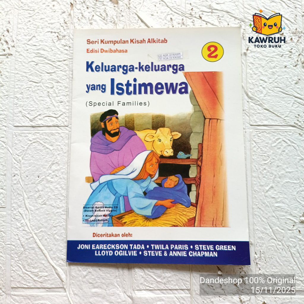 Keluarga Keluarga Yang Istimewa (Special Families) - Seri Kumpulan Kisah Alkitab Edisi Dwibahasa + L