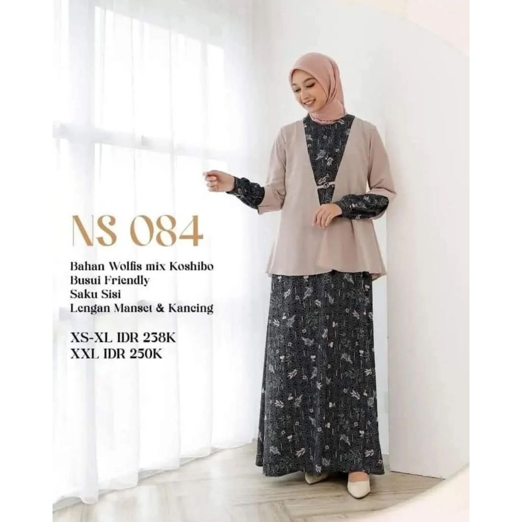 GAMIS NIBRAS // NS 084 //GAMIS TERBARU//