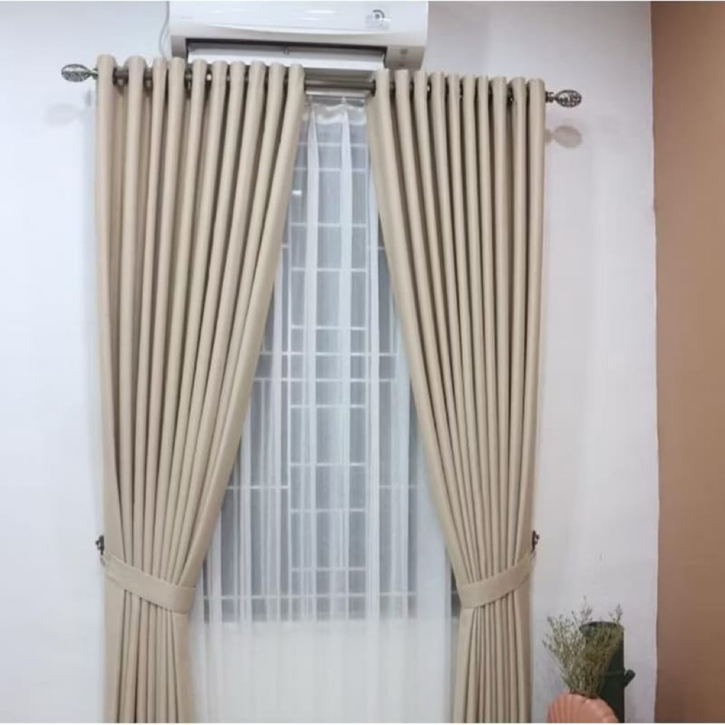 Gorden Jendela Minimalis Blackout Premium Anti Panas & Anti UV - Lavender Gorden Ruang Tamu / Kamar 