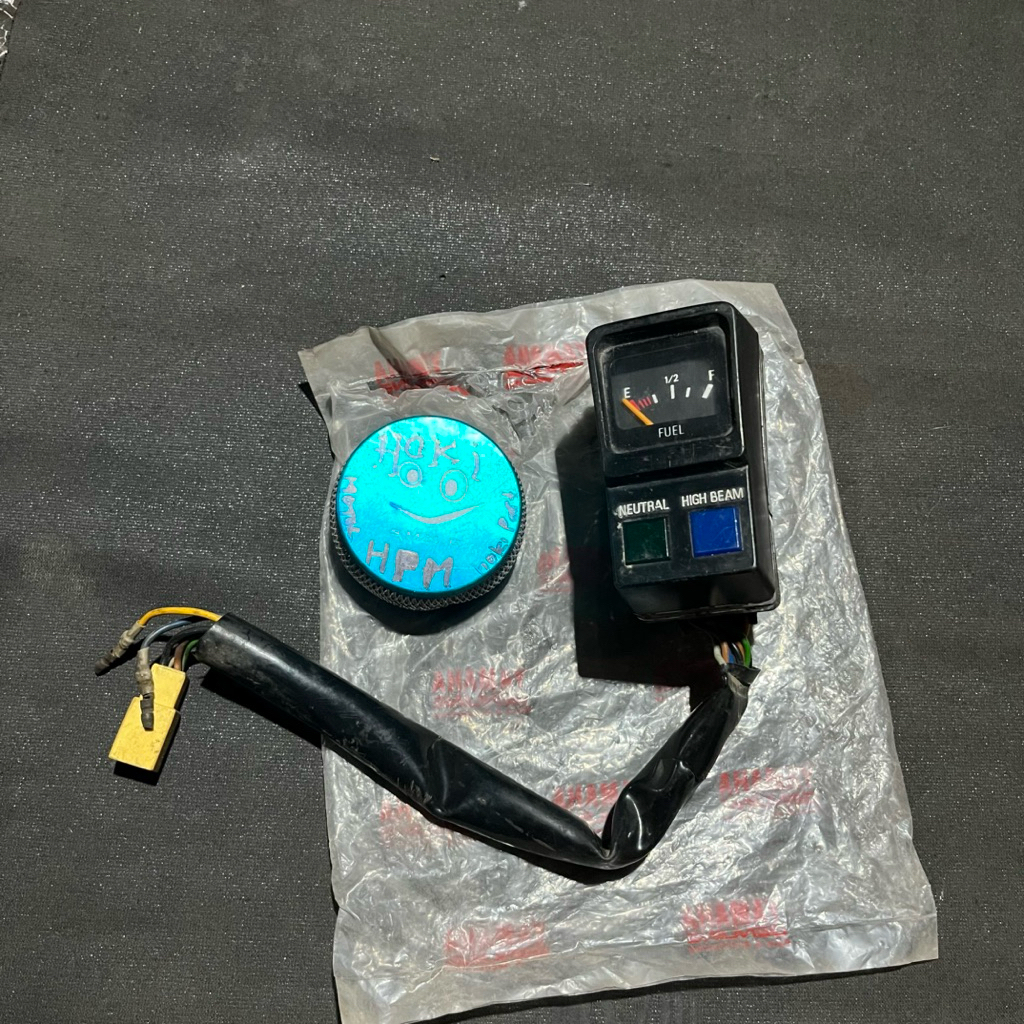 original bekas display indikator amper ampere bensin minyak yamaha RX King Cobra kobra RXK RX K 135