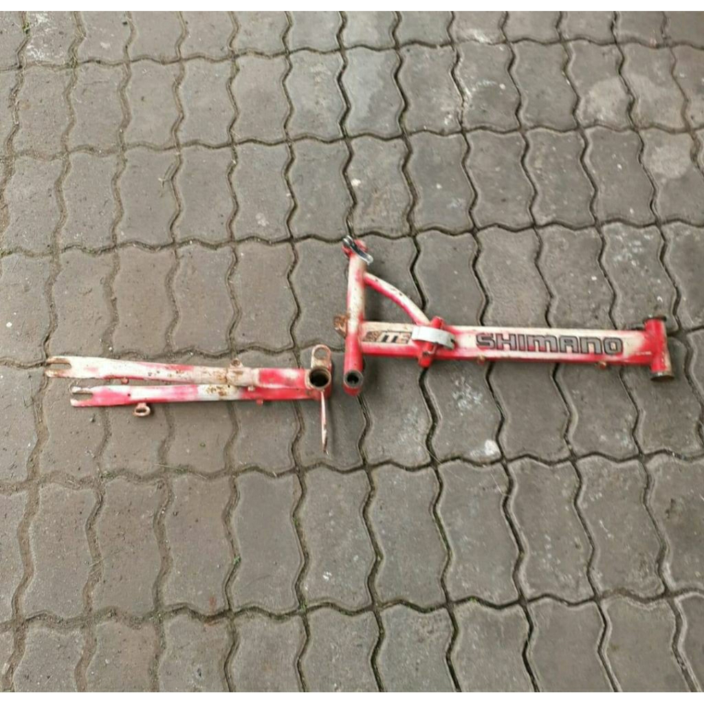 Sepeda Lipat 20 inch Suspensi Langka Frame Only