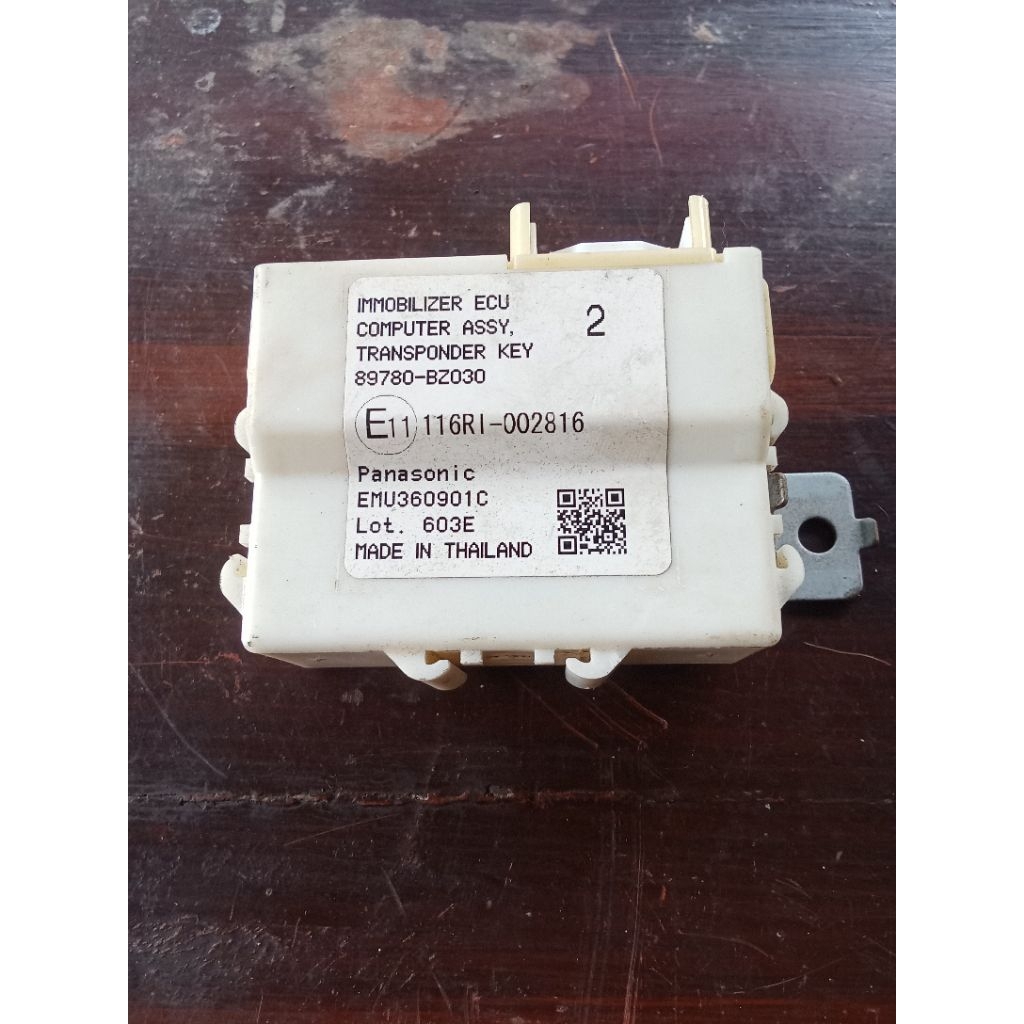 Ecu computer immobillizer transponder Agya Ayla cayla Sigra 89780-BZ030