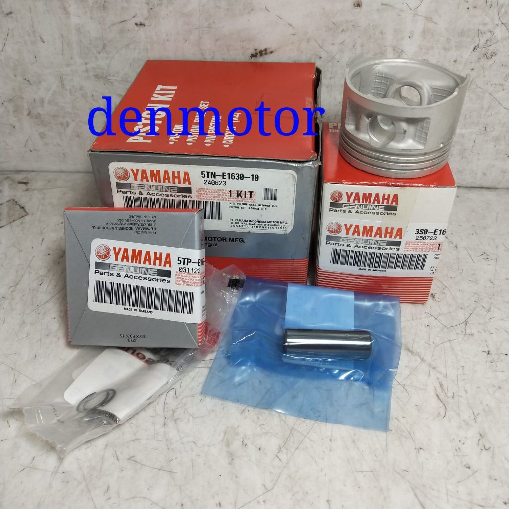 PISTON KIT JUPITER Z/VEGA R NEW UKURAN 50 ORIGINAL YAMAHA 5TN-E1630-10