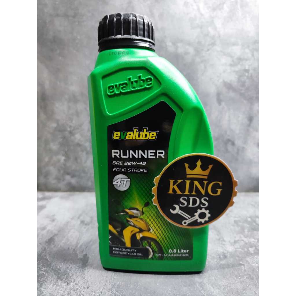 EVALUBE  4T RUNNING OLI MESIN MOTOR BEBEKUNIVERSAL OLI4 TAK BOTOL l 0,8L - NOT SPECIFIED