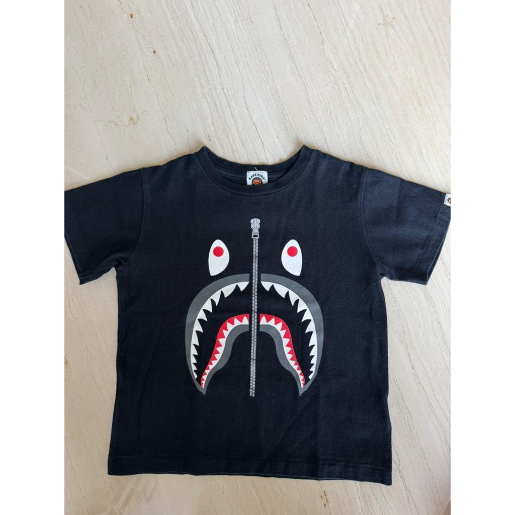 preloved baju anak BAPE SHARK bape kids size 120 bathing ape