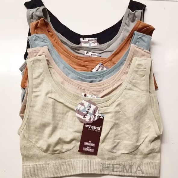 Miniset rajut halus muat jumbo bra bh sport fema AHH wanita munafie rajut bra fema miniset fema tanp