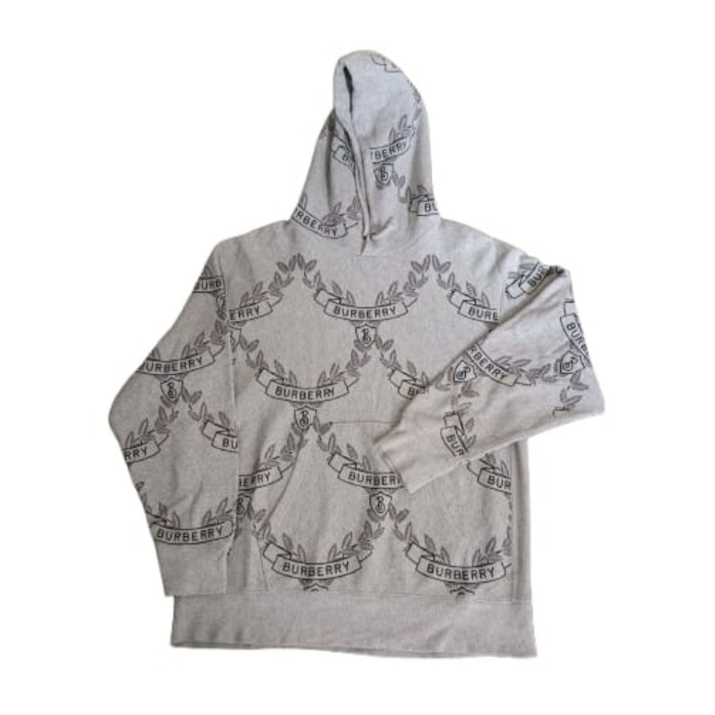 Locker Room Hoodie BURBERRY Gray