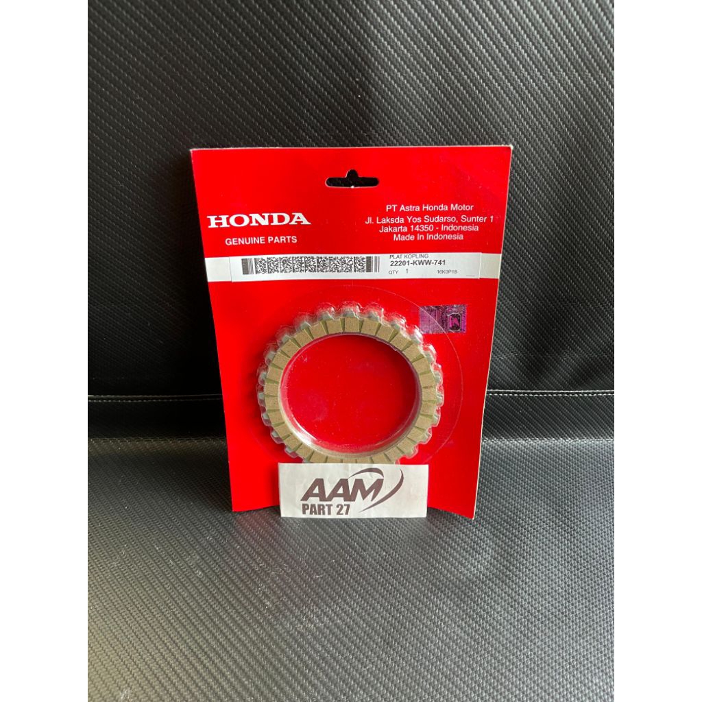 Kampas kopling Honda KWW Revo fit injeksi Revo x injeksi Revo injeksi isi 3keping