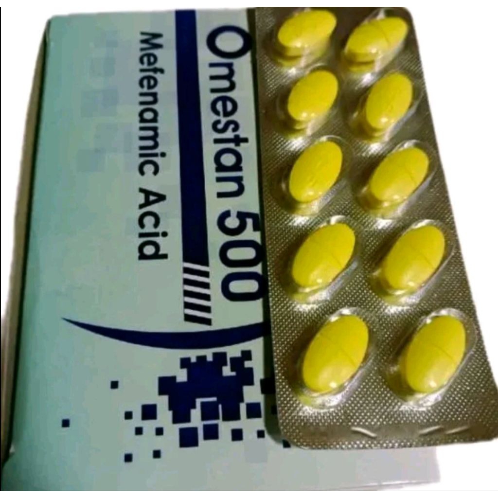 vitamin sakit gigi omestan 500mg/strip
