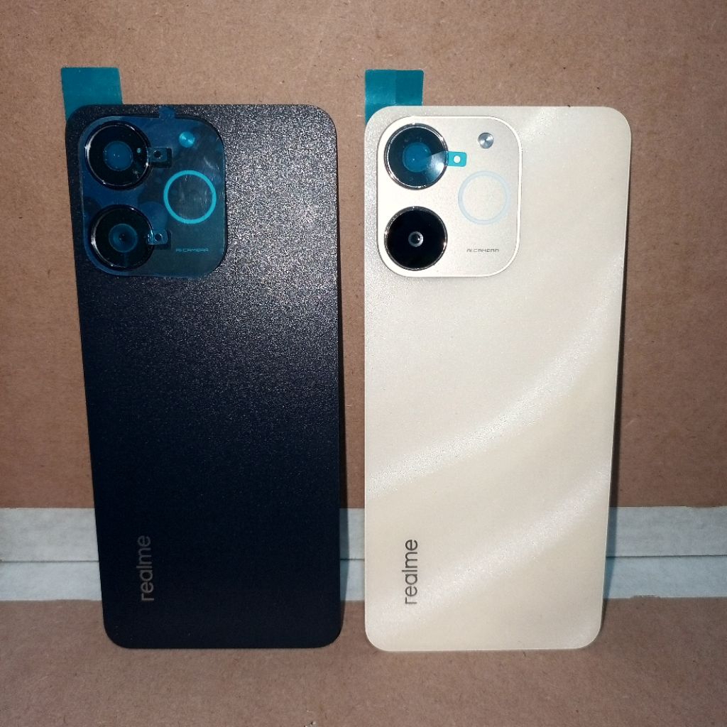 BACKDOR BACKCOVER TUTUP BELAKANG REALME NOT 70 WARNA HITAM ORI COPOTAN