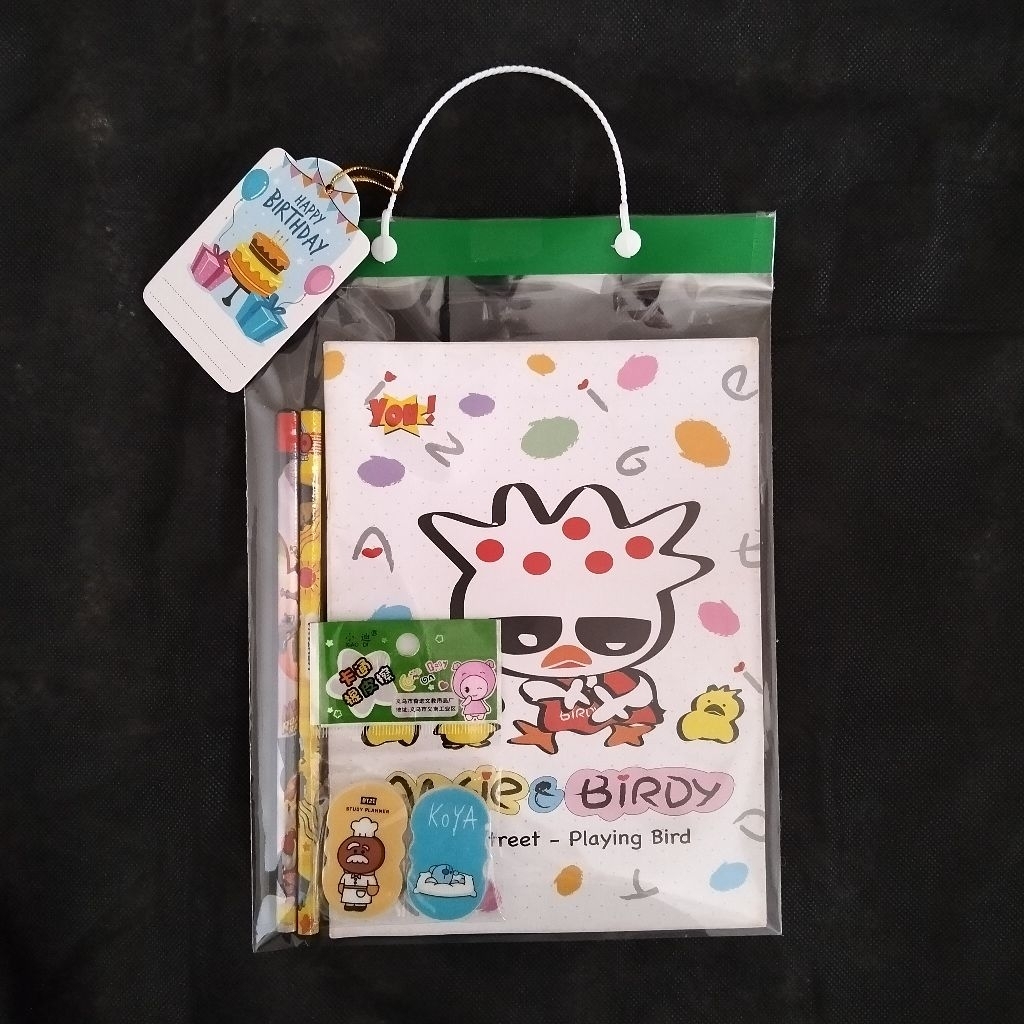 Paket buku tulis untuk souvenir hampers ulang tahun anak ( BT1 )