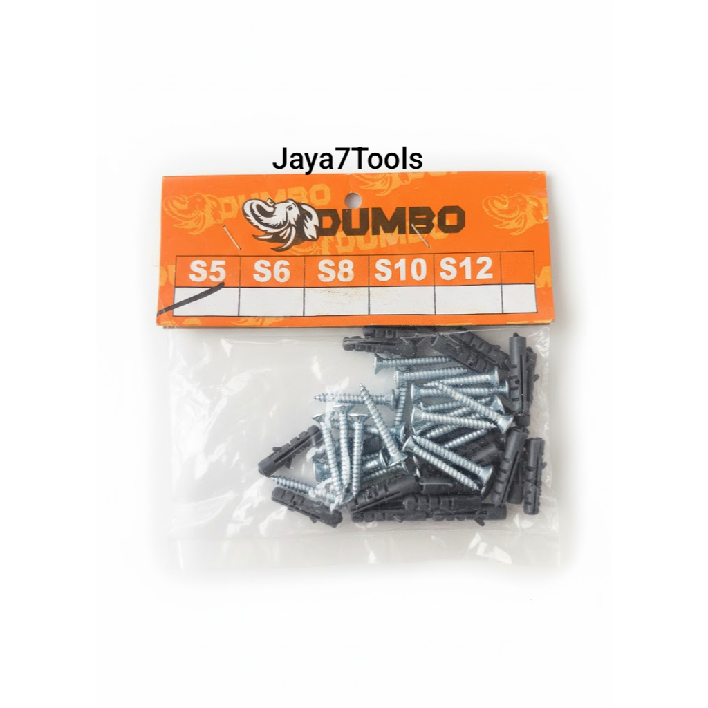 Fisher Komplit Skrup Dumbo/Fisher S5 S6 S8 S10 S12