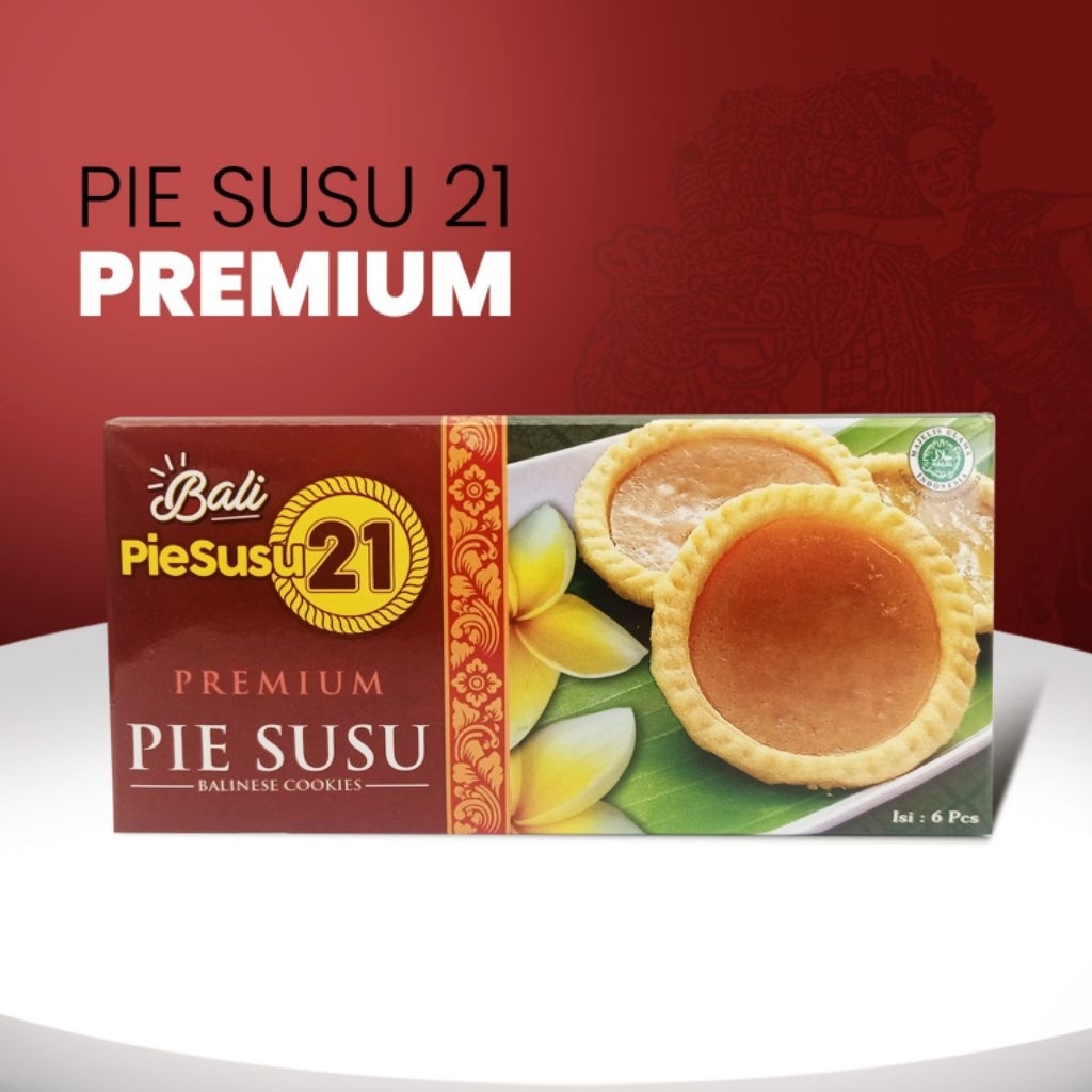 PIE SUSU 21 PREMIUM PIE SUSU ORIGINAL MINIPACK ISI 6PCS 250gr OLEH-OLEH KHAS BALI ENAK HALAL
