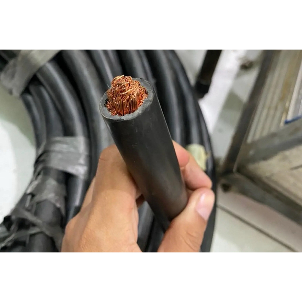 NYAF 150mm Kabelmetal Supreme kabel serabut warna hitam