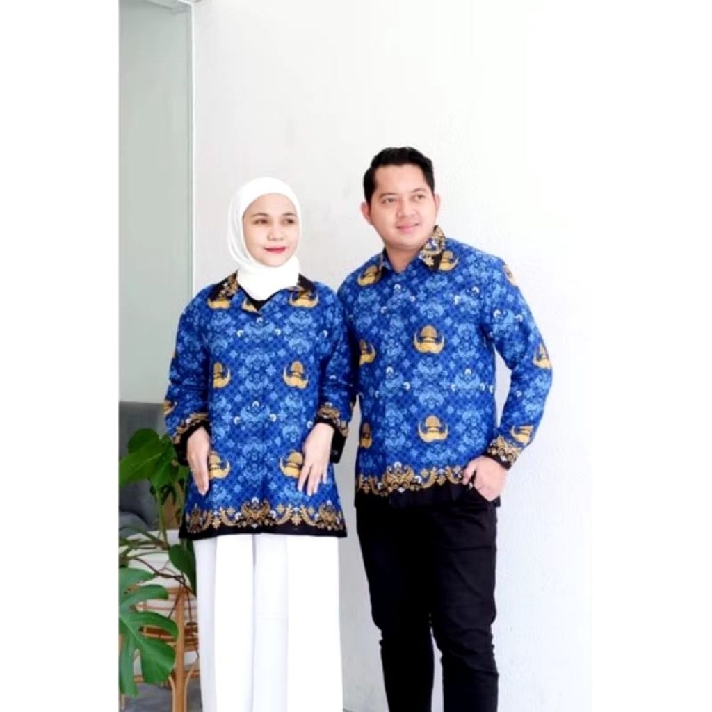 KORPRI PRIA KORPRI WANITA KORPRI KERAH HITAM LAPIS FURING