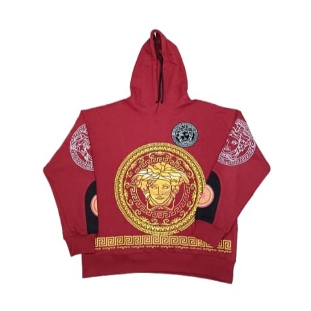 Locker Room Hoodie VERSACE Medusa Print Red