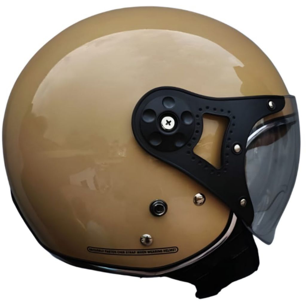 Helm Bogo Hijab Original warna Coklat Pria/Wanita