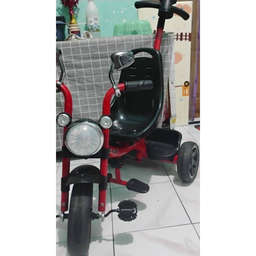 SEPEDA EXOTIC 1269 RODA TIGA KURSI BABY ANAK BALITA