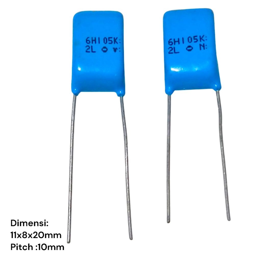kapasitor 1uf 400v / film capacitor 1uf 400v / 105 400v
