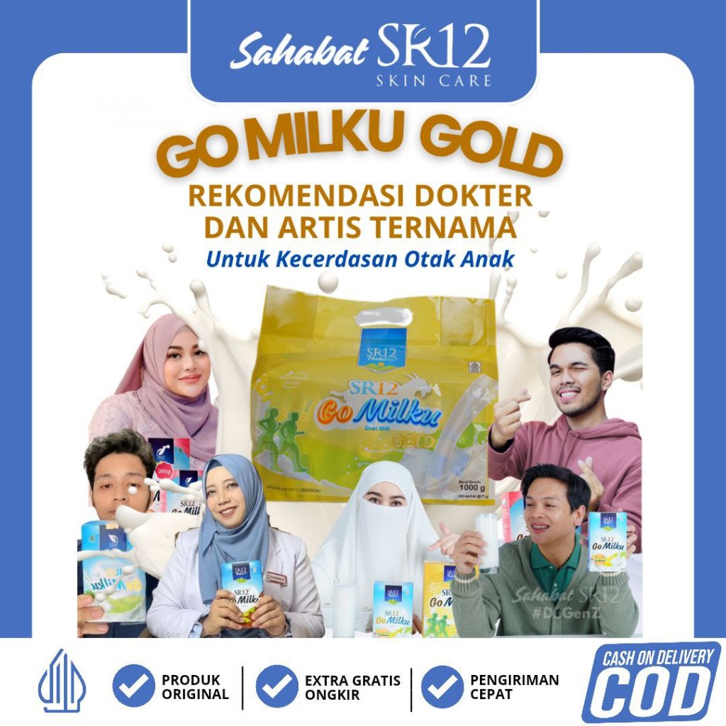 Go Milku Suplier SR12 Etawa Garansi Produk Harga Spesial Susu Kecerdasan Otak Anak Gold 1 Pack
