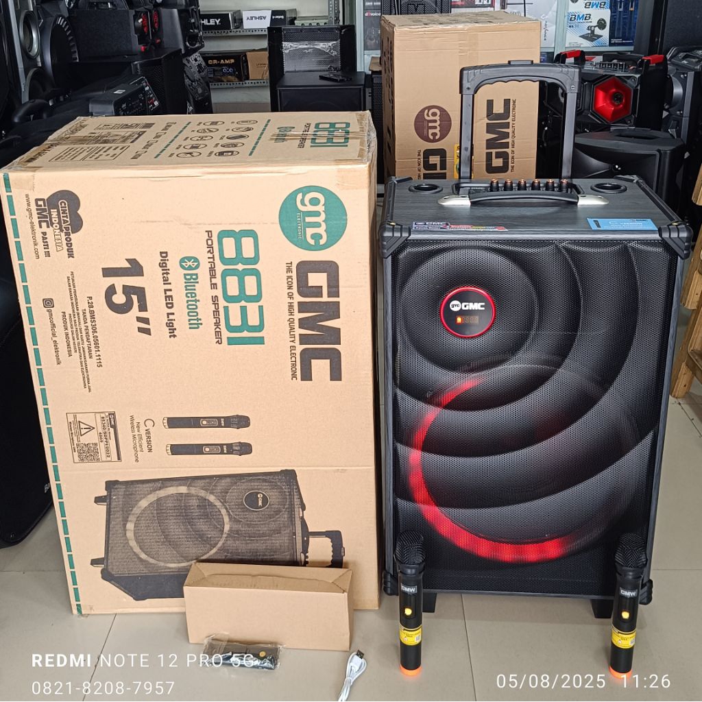 GMC 883i Salon Blouhot Salon Karaoke Speaker Gmc 15 inchi
