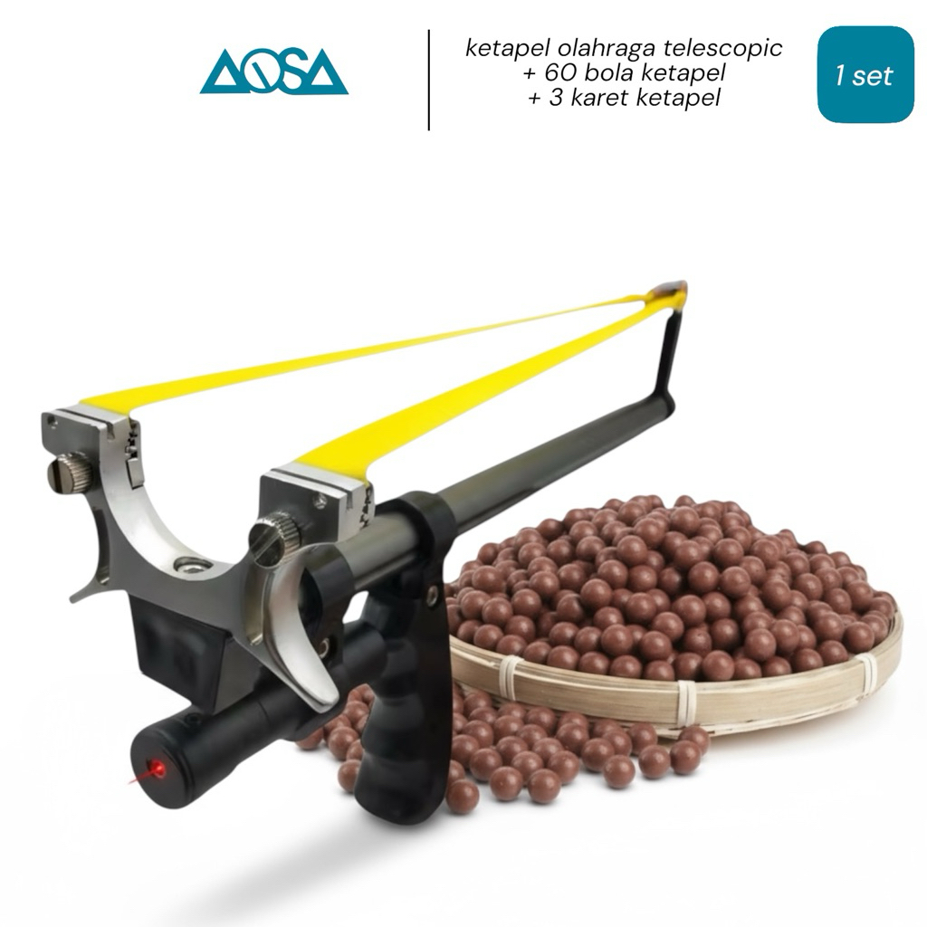 ketapel syqt telescopic fullset ketapel bisa panjang pendek