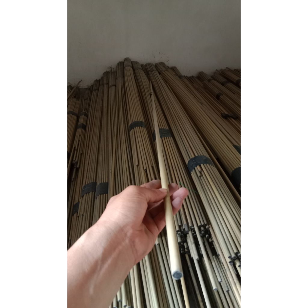 Carbon Solid 9.5mm 1 Meter Bahan Joran Sutet Tegek Ruas Bonggol Pancing Galatama Anti Patah Kuat Kak