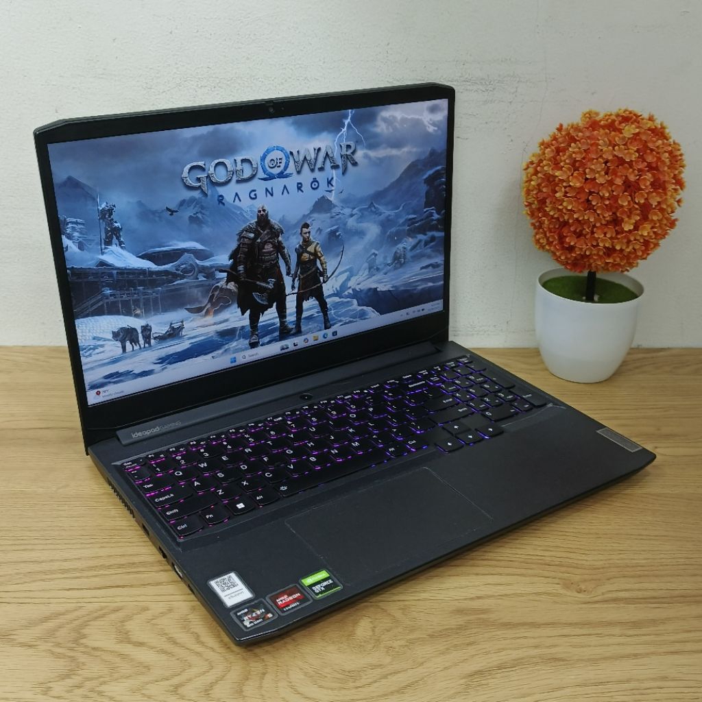 Laptop Gaming Lenovo Ideapad 3 15ACH6 AMD Ryzen 5 5600H Ram 16Gb SSD 512Gb Vga Render GTX 1650 (4 Gb