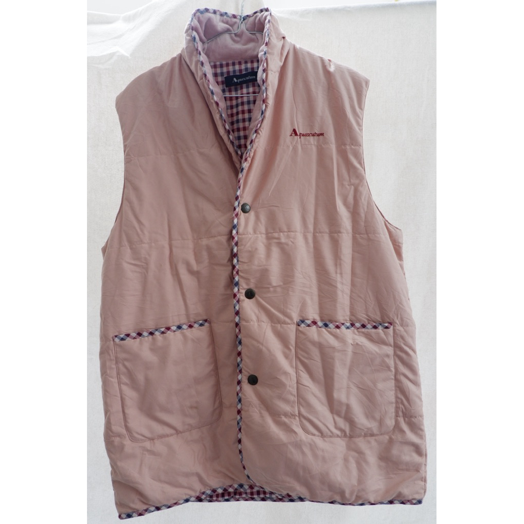 Vest Aquascutum Inner Goose Down / Bulu Angsa - Pink (XL)