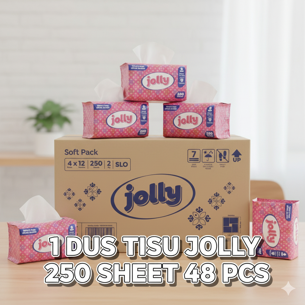 1 DUS Tissue Facial Jolly 250 Sheet
