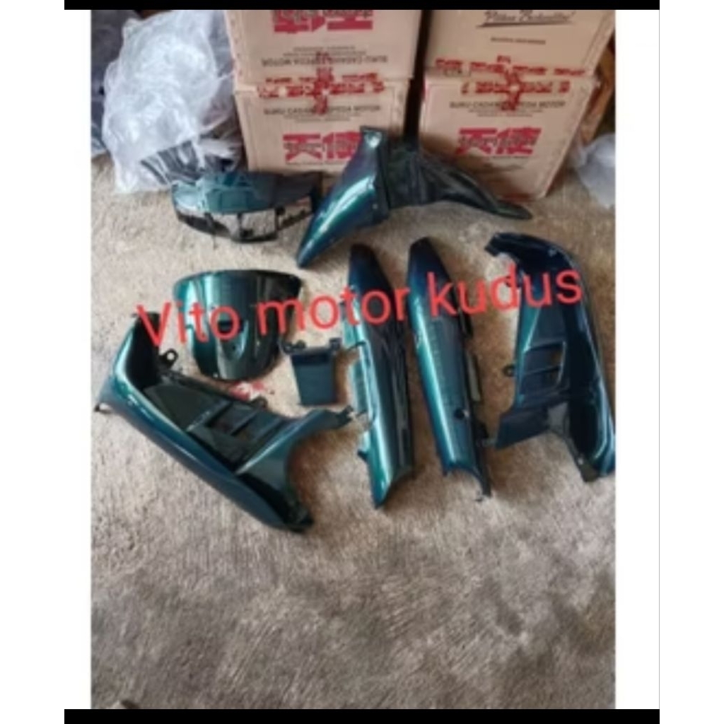 full body halus Suzuki shogun kebo tornado warna hijau botol