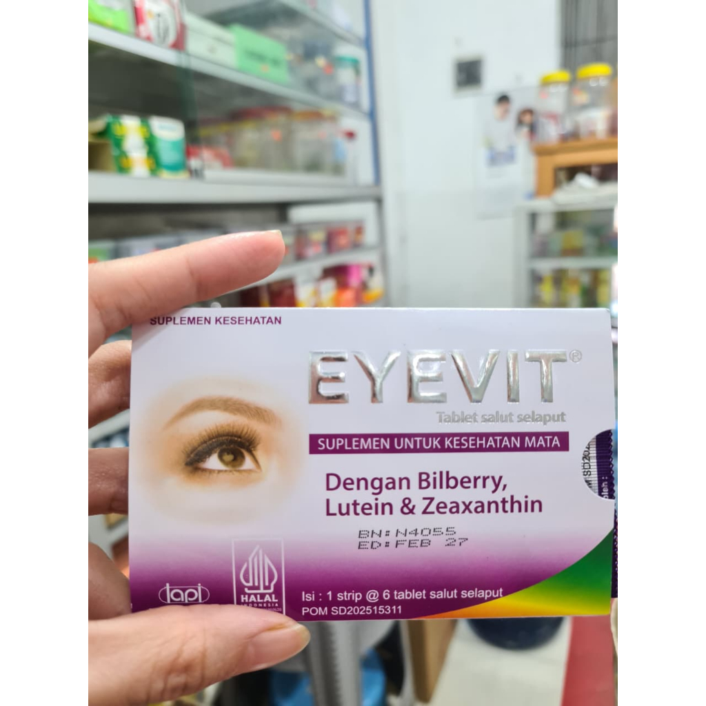 EYEVIT Vitamin Mata 6 Tablet Untuk Kesehatan Mata