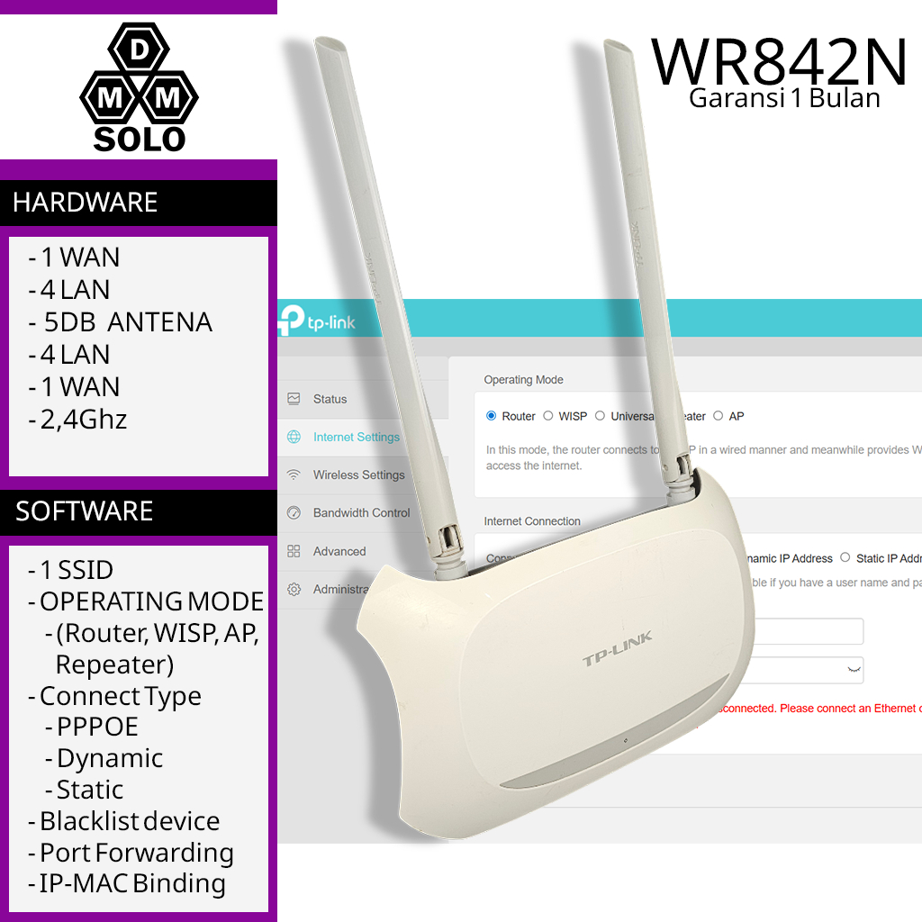 TPLINK TL-WR842N SECOND ROUTER