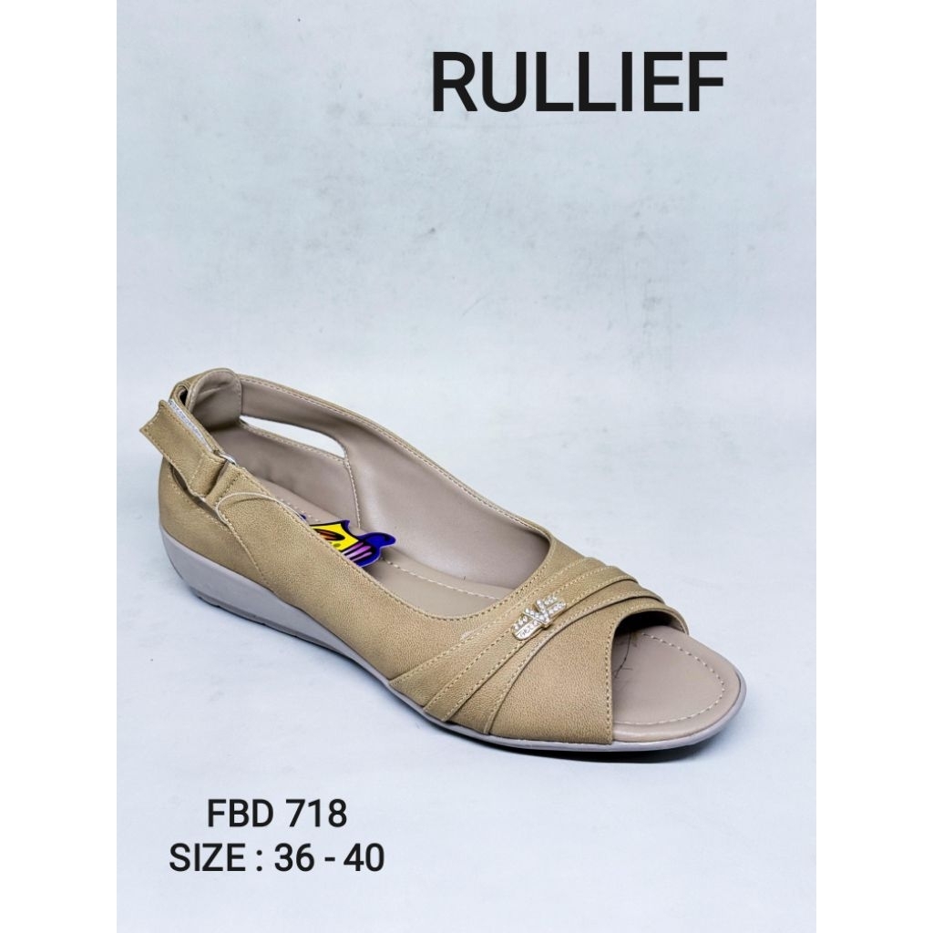 RULLIEF FBD 718 - SEPATU SANDAL CASUAL WANITA DEWASA MERK RULLIEF ORIGINAL