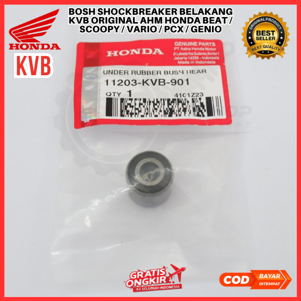 Bosh Shock Belakang Original AHM Honda Beat / Scoopy / Vario / PCX / Genio - KVB
