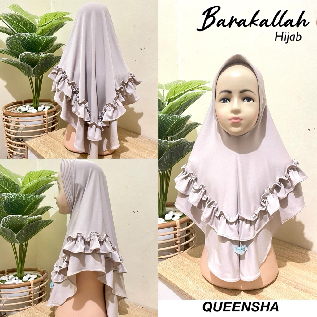 KERUDUNG ANAK QUENSHA | HIJAB ANAK | KERUDUNG BAYI |