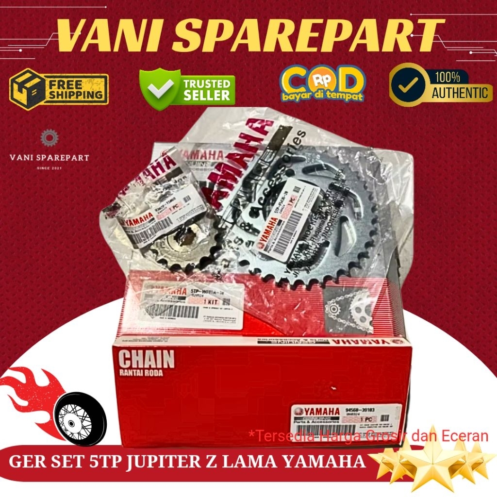 Ger Gear Depan Belakang Rantai Set Jupiter Z 5TP Yamaha Original