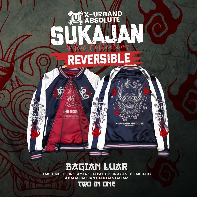 SimplyGoods Jaket Sukajan Shinigami Embroidery Two In One A214 X Urban Absolute