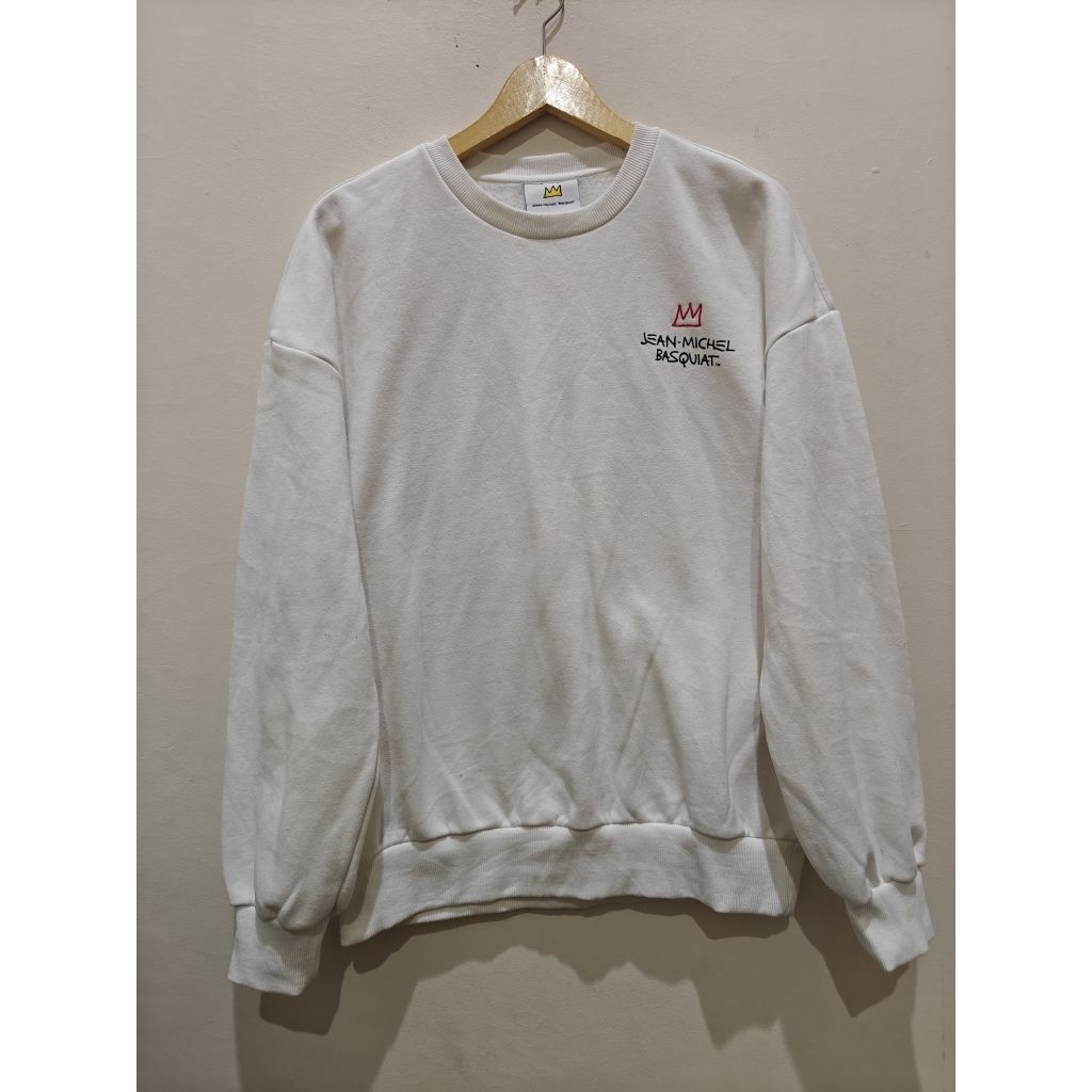 Crewneck Jean Michel Basquiat White