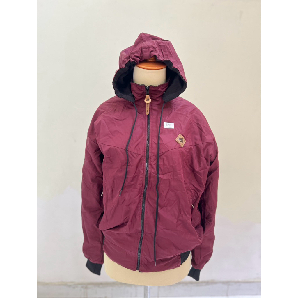 Hoodie jacket bomber reversible - Maroon