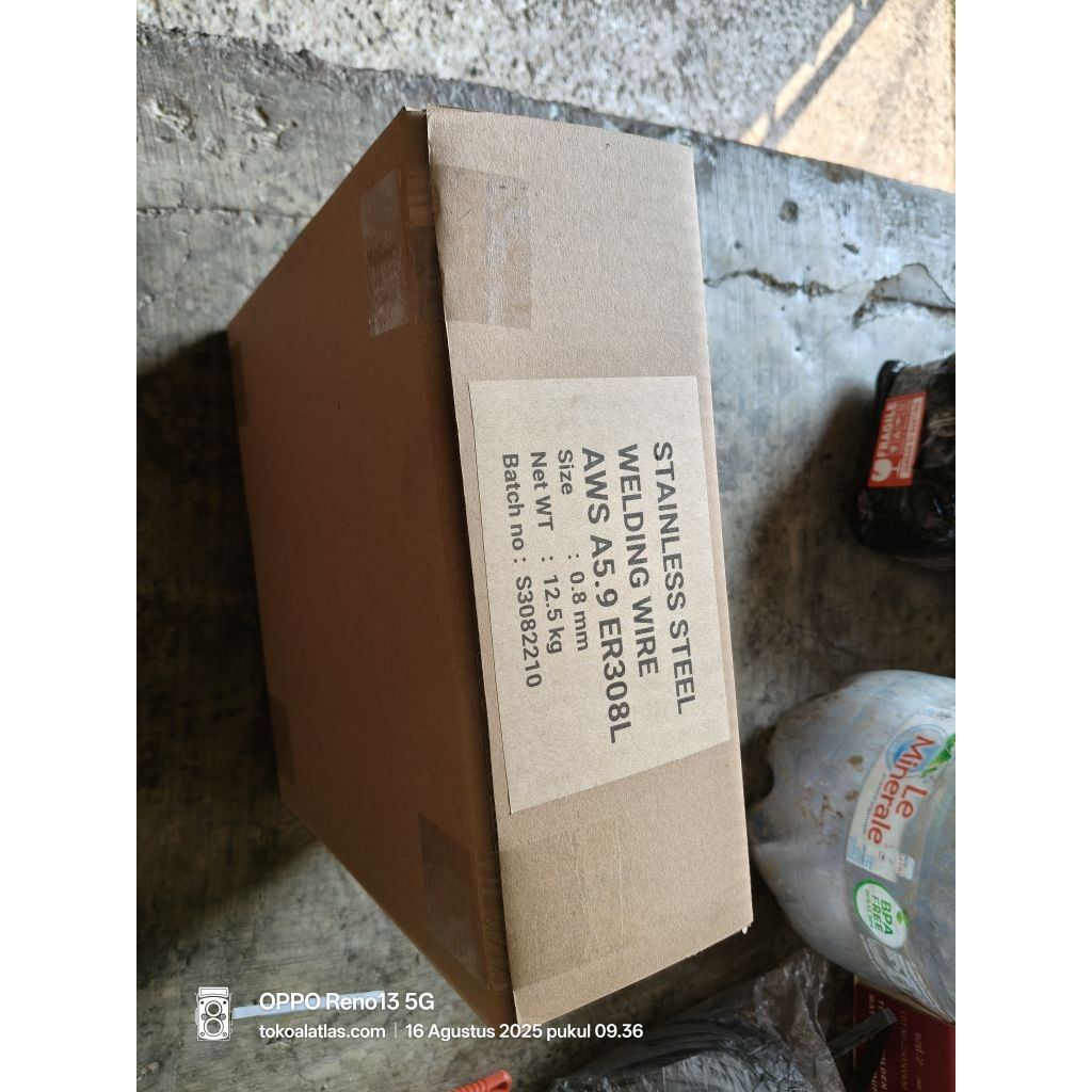 kawat las mig stainless 308L 0,8mm 12,5kg